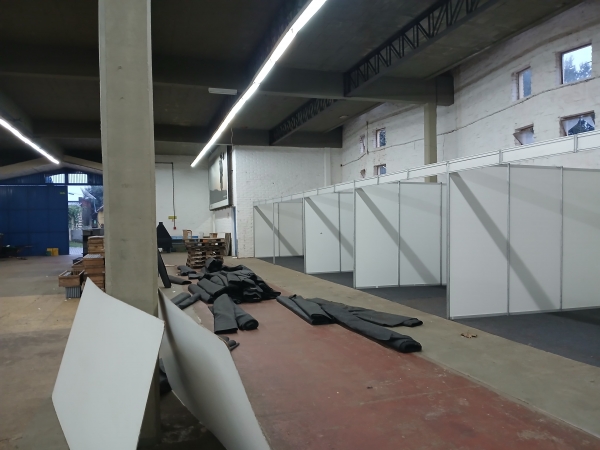 Montagens no pavilhão da Fenarroz já começaram