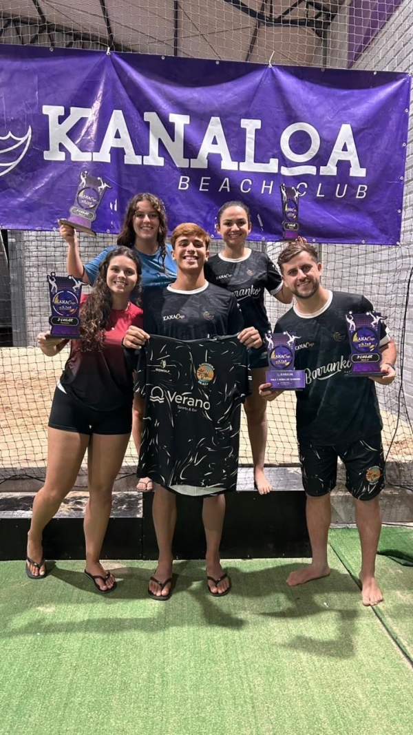 Cachoeirenses conquistam pódios no futevôlei