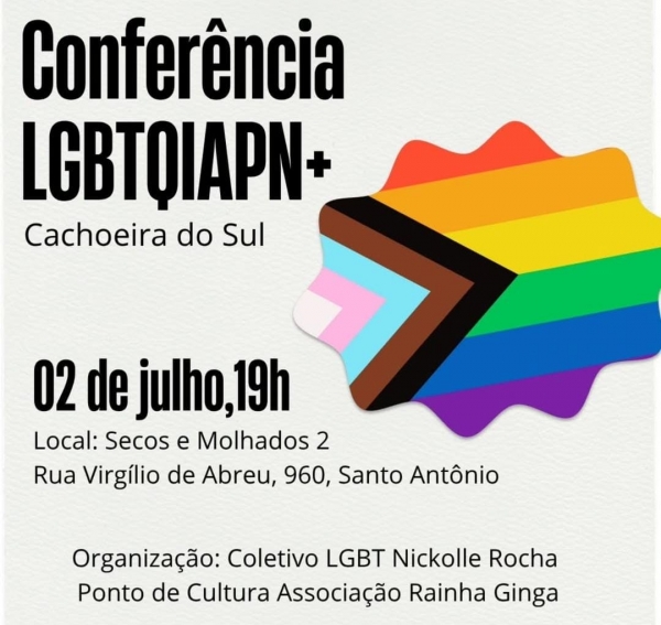 Cachoeira sedia a Conferência LGBTQIAPN+ nesta quarta-feira