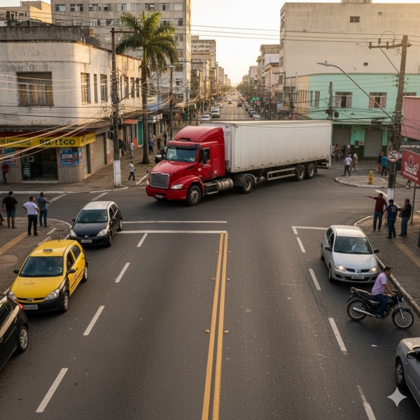 Prefeitura não vai restringir caminhões no Centro por enquanto