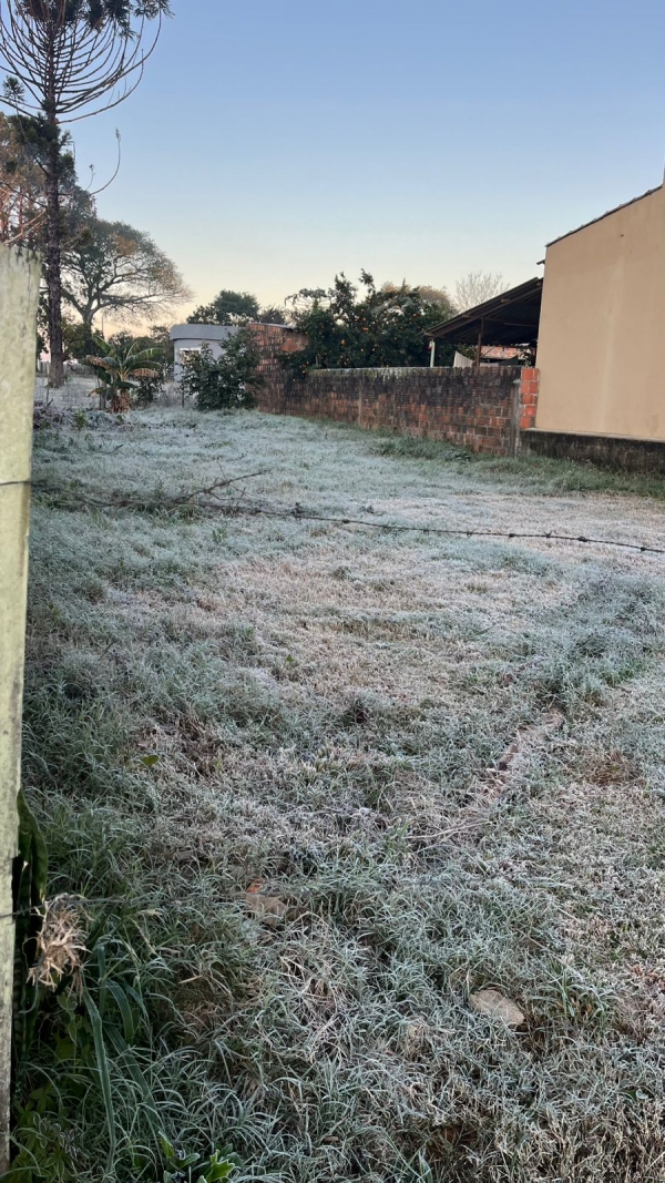 Temperatura chegou a -2 graus e Cachoeira bateu recorde histórico de frio