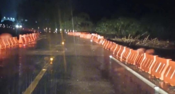 Rodovia de Cachoeira segue bloqueada pela chuva