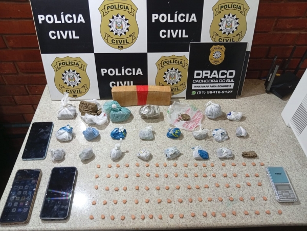 Suspeitos de tráfico são presos em operação da Polícia Civil 