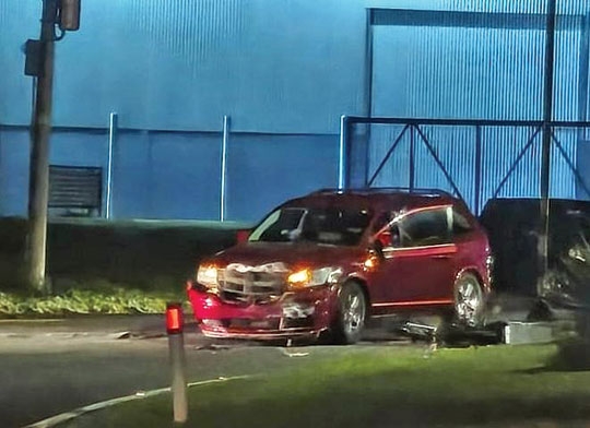 Acidente deixou motociclista ferido no Trevo do Horbach