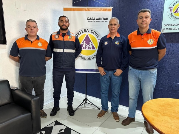 Defesa Civil visita coordenadoria regional 
