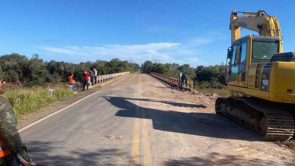 Liberado o trânsito na Ponte do Botucaraí
