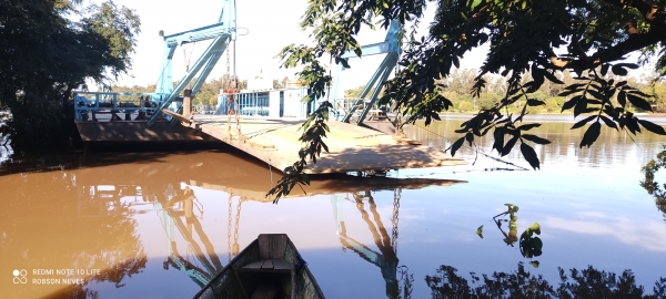Rio Jacuí baixa 35 centímetros em 24 horas em Cachoeira do Sul 