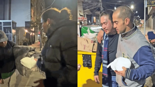 Whindersson distribui marmitas para moradores de rua