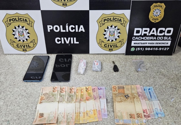 Vigilante de praça é preso sob a suspeita de tráfico pela Polícia Civil 