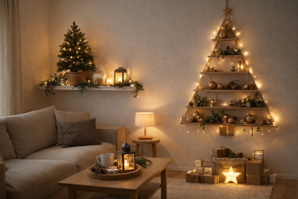 Natal em espaços pequenos: criatividade e funcionalidade na decoração ao estilo da casa