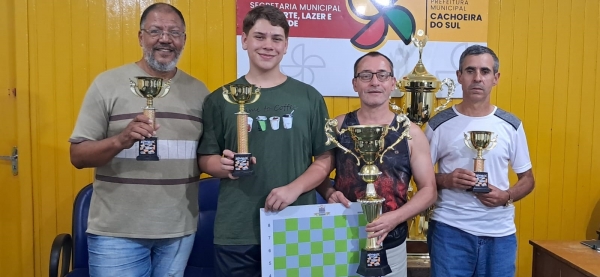 Luis Batista conquista a Copa dos Campeões de Jogos de Damas