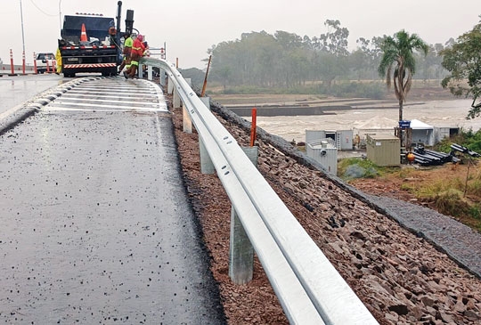 Obras não param na ponte