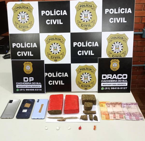 Mulheres são presas sob a suspeita de tráfico pela Polícia Civil