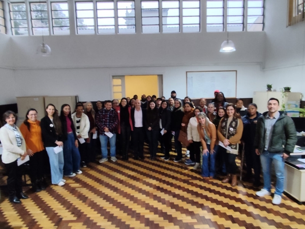 Prefeitura recepcionou os novos contratados da Smed