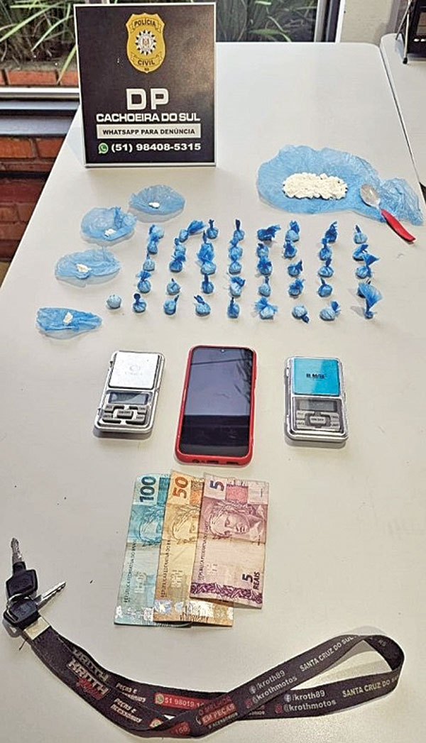Polícia barra tele-entrega para drogas