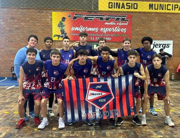 João Neves conquista título no vôlei juvenil masculino dos Jergs