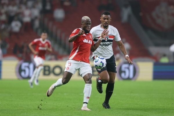 Inter perde por 2 a 1 para o São Paulo pelo Brasileirão
