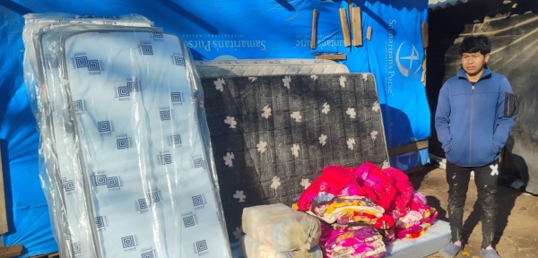 Aldeias indígenas ganham cobertores  por causa do frio