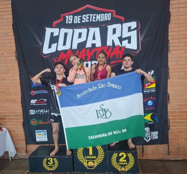 Atletas da SRB são campeões na Copa RS de Muay Thai