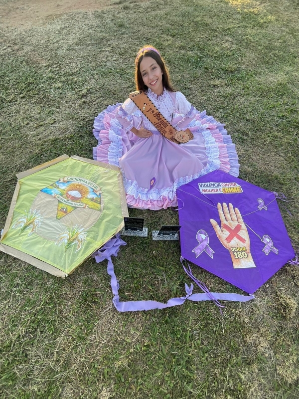 Prenda de Cachoeira premiada no Festival de Pandorgas