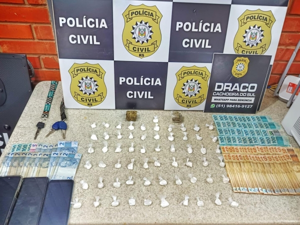 Suspeito de tráfico é preso no Bairro Noêmia 