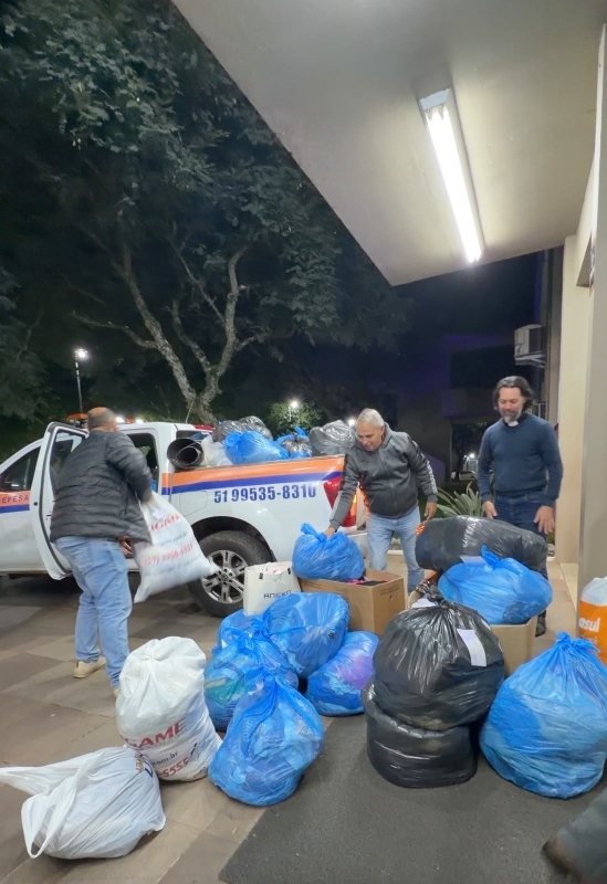 Ulbra/Cachoeira arrecada mais 2,5 mil peças em campanha do agasalho