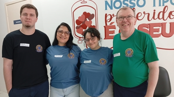 Servidores do Cartório Eleitoral doaram sangue no HCB