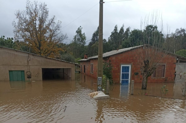 228 famílias atingidas pela chuva foram cadastradas em Cachoeira do Sul 