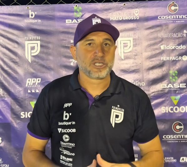 Técnico Márcio Nunes começa caminhada no Primavera-MT com 1 a 1