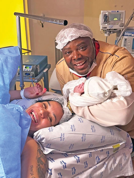 Érico Brás celebra nascimento da 3ª filha
