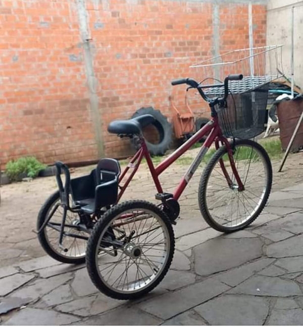 Triciclo e bicicleta são furtados no Bairro Santa Helena