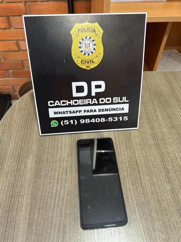 Polícia Civil recupera celular furtado em Cachoeira