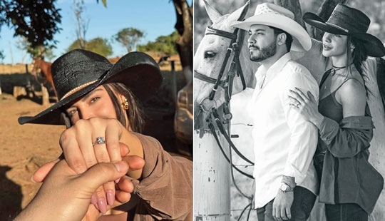 Gabriela Versiani anuncia noivado com Murilo Huff