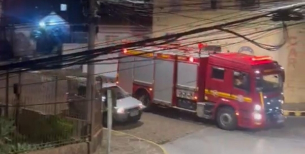 Princípio de incêndio é registrado em restaurante no Centro 