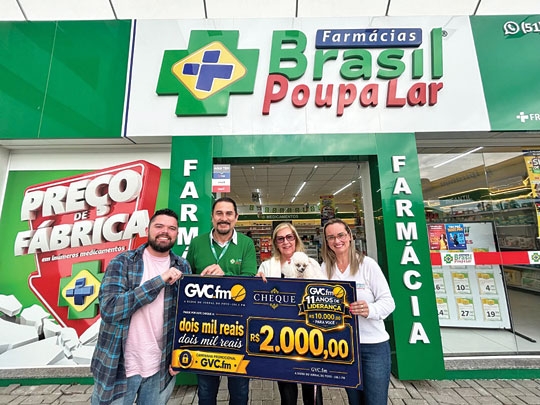 Hoje tem 2 mil para um ouvinte da Rádio GVC