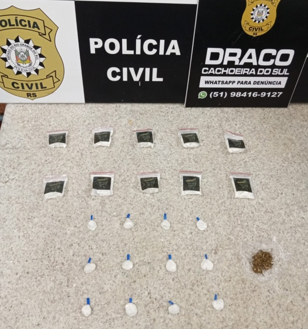 Suspeito de tráfico foi preso no Bairro Fátima