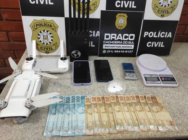 Suspeito de tráfico foi preso no Bairro Tibiriçá 