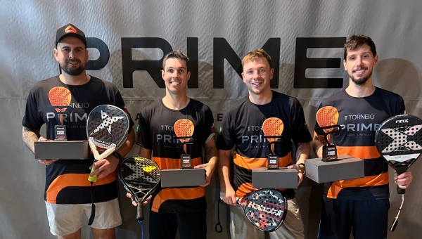 Cachoeirenses conquistam pódios no padel em Santa Cruz do Sul