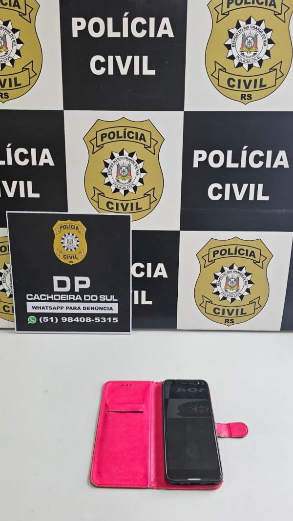 Suspeito de furtar celular é preso pela Polícia Civil