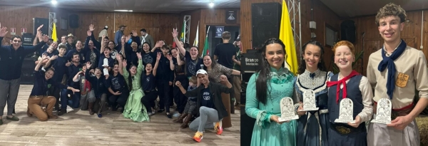 Talentos de Cachoeira premiados da 4ª Mostra Cultural Gaúcha 