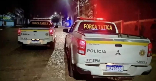 Pistola é apreendida pela Força Tática em Cachoeira 