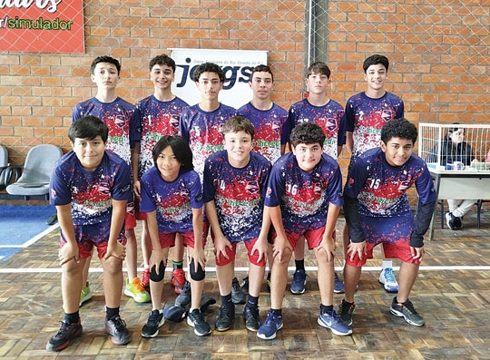 João Neves campeão no vôlei