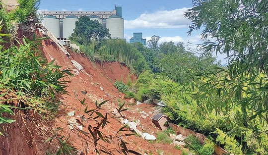 Até onde vai a erosão do barranco do Rio Jacuí?