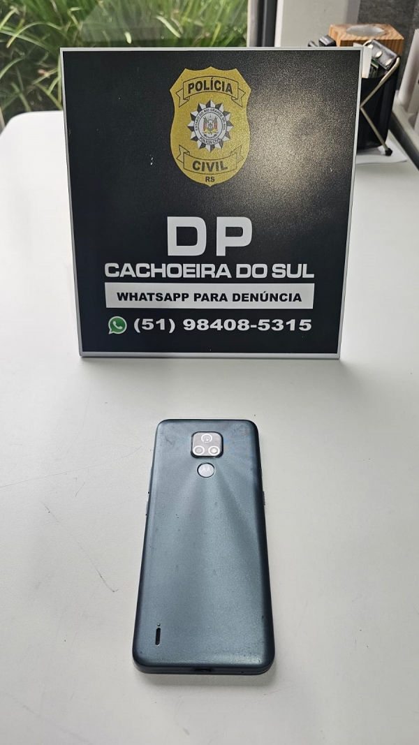 Celular furtado é recuperado pela Polícia Civil