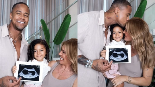 Léo Santana e Lore Improta anunciam gravidez