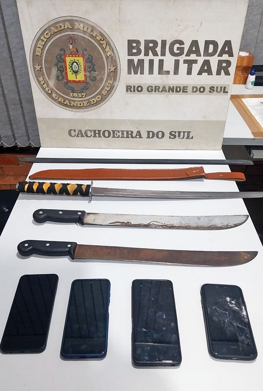 Gangue detida pela BM