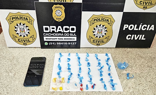 Polícia prende suspeito de tráfico no São José