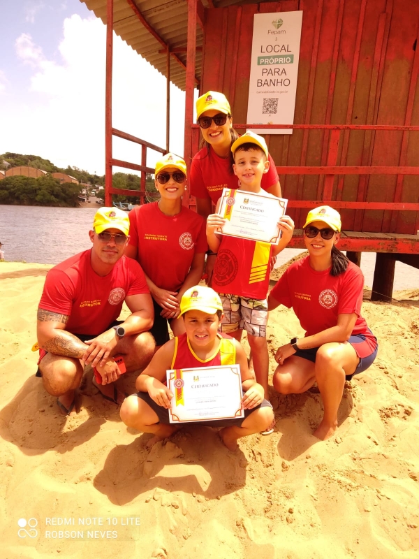 Corpo de Bombeiros promove o Guarda-vidas Mirim em Cachoeira do Sul 