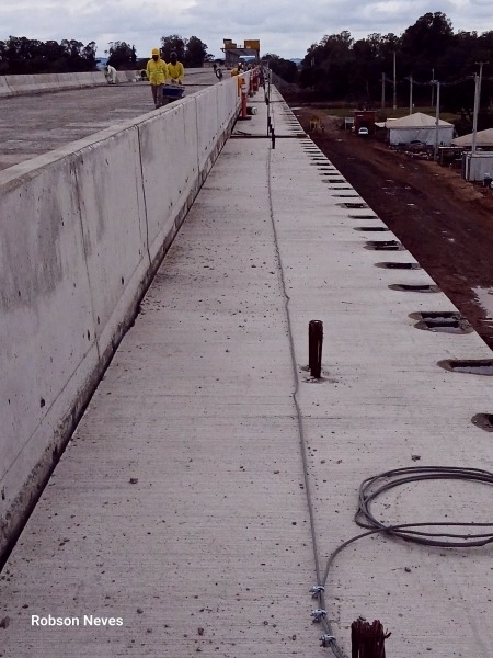 Obra está 95% pronta na Ponte do Fandango 