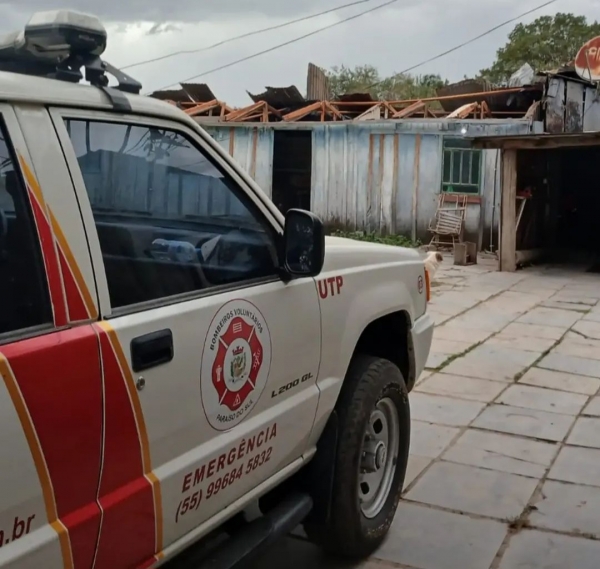 Defesa Civil monitora interior de Paraíso do Sul após vendaval 